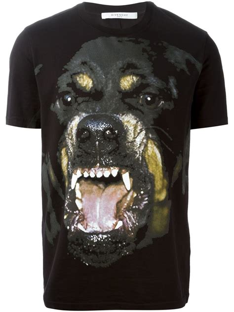 givenchy rottweiler t shirt 2011|Givenchy t shirt with holes.